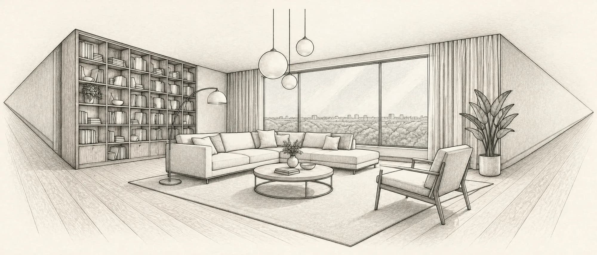 Perspective · living room